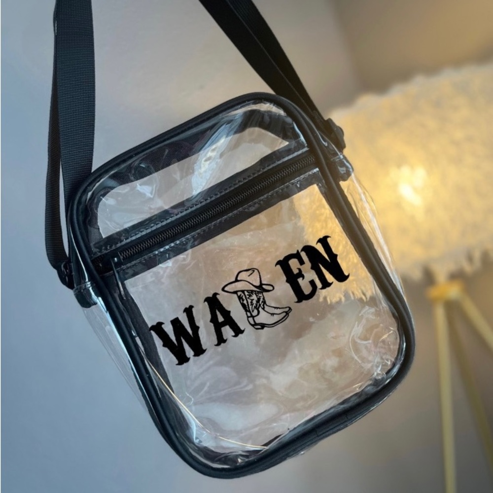 Morgan wallen western music, clear stadium bag